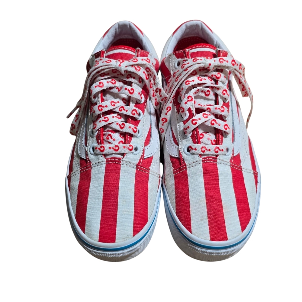 Vans Old Skool Where's Waldo Limited Edition Sneakers, Red/White, W Sz 7.5 M 6 - Picture 3 of 12